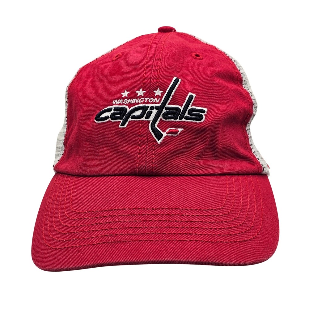Washington Capitals 47 Brand Trucker Hat NHL Hockey Closer Stretch Fit Cap Red